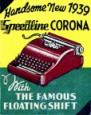 Corona Speedline matchbook cover