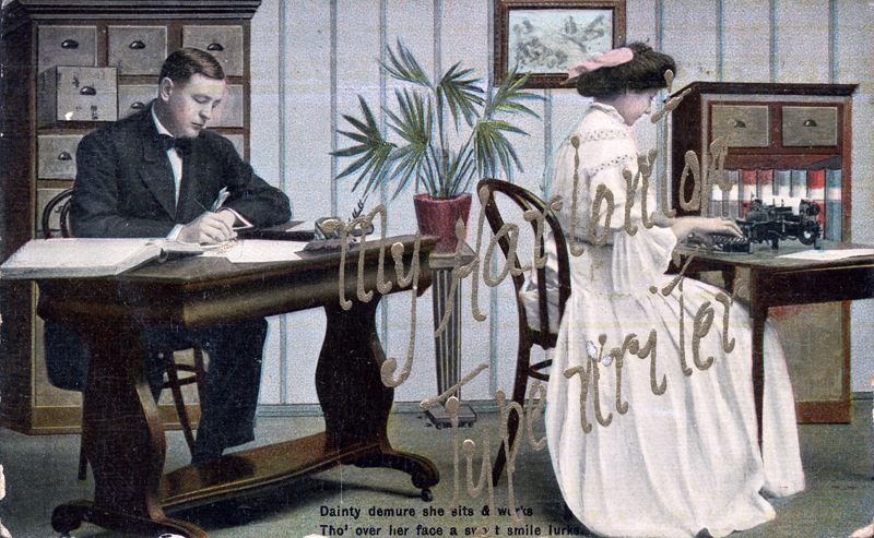 1912 Commercial Visible postcard