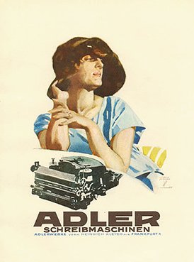 Adler ad, 1926